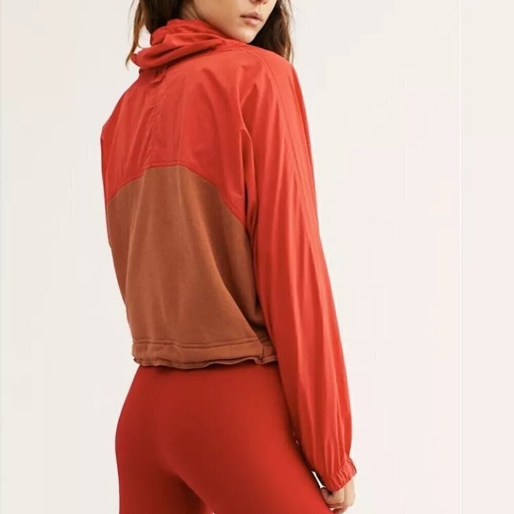 Free People We The Free Lafayette Pullover Windbreaker Jacket -‎ Size S Small - Picture 5 of 5